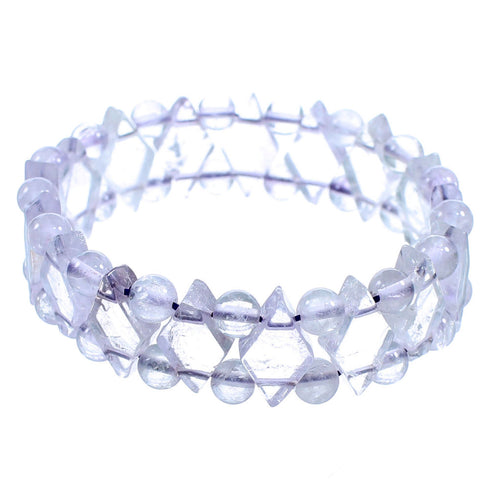 Southwestern Quartz Stretch Bead Bracelet RX114321